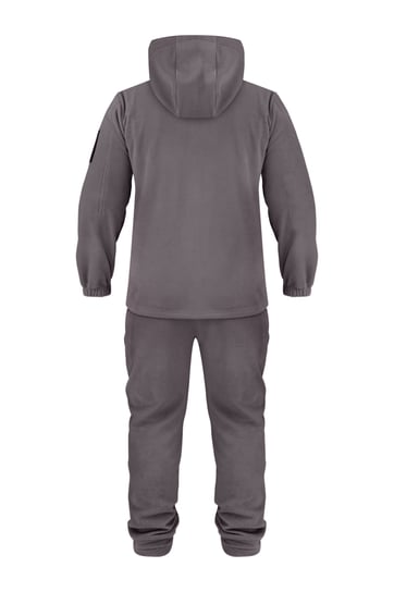 Костюм флісовий тактичний з капюшоном, сірий PlusPlus - Фото 3