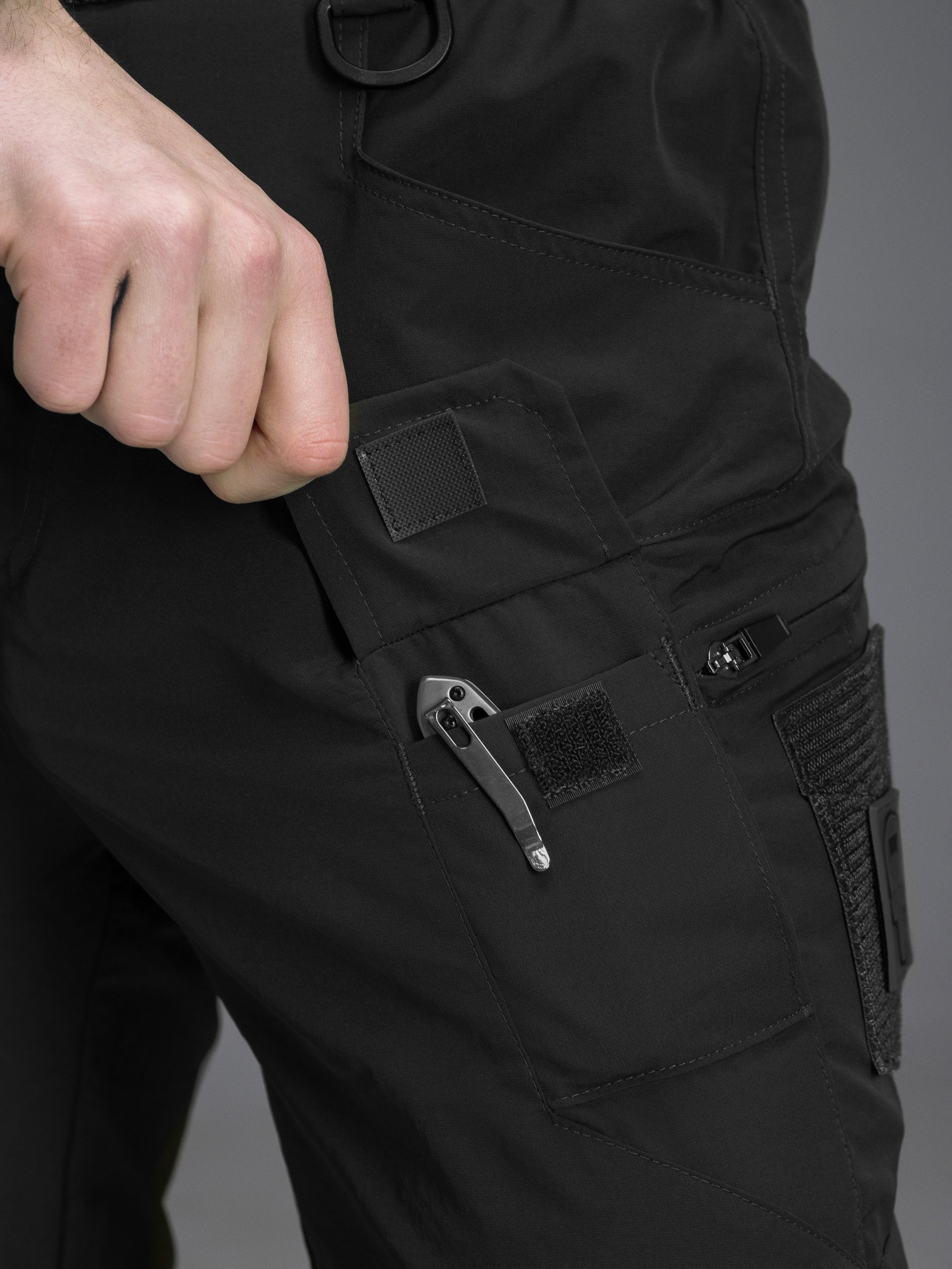 Брюки карго тактичні BEZET Байрактар чорний - Фото 13