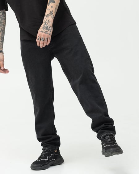Чорні джинси BEZET basic Wide