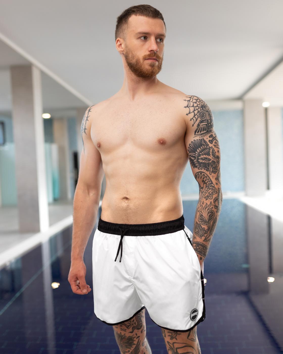 Шорти плавальні BEZET Aqua білий - Фото 1