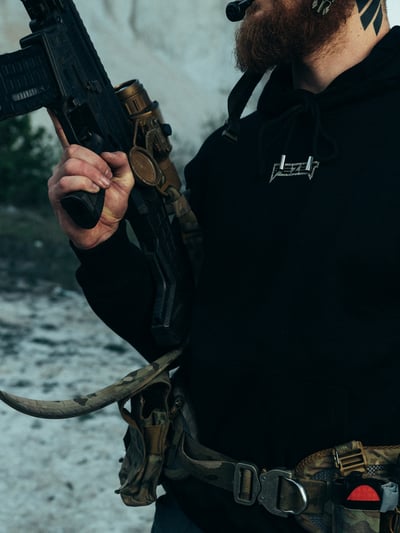 Худі BEZET Fighter чорний - Фото 18