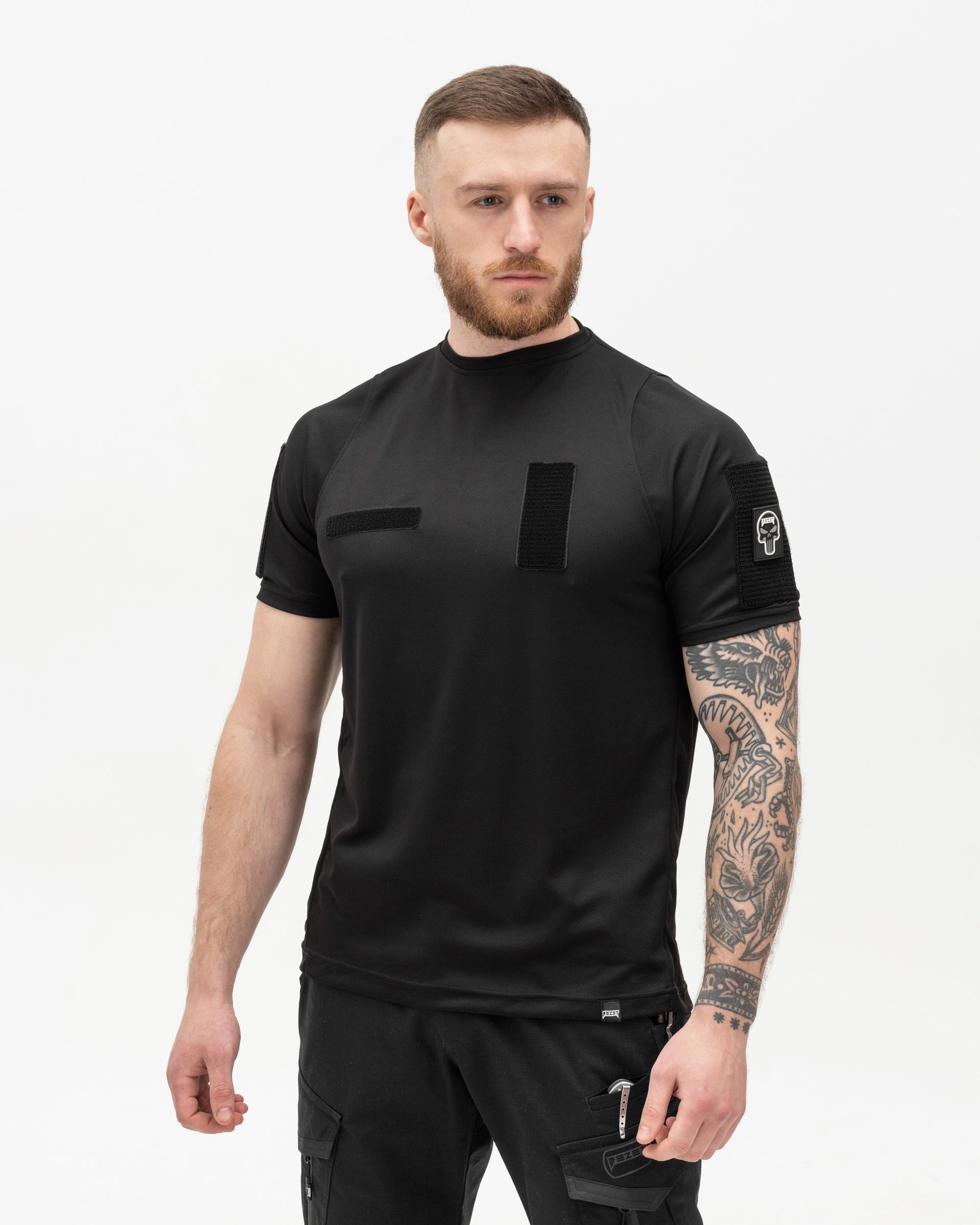 КОМПЛЕКТ (ШОРТИ КАРГО BEZET ADVENTURE ЧОРНИЙ,ФУТБОЛКА ШВИДКОСОХНУЧА ТАКТИЧНА BEZET ЧОРНИЙ) - Фото 6
