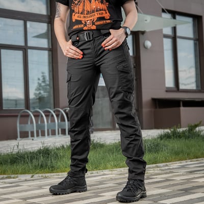 Жіночі тактичні штани M-Tac Aggressor Lady Flex. Чорний - Фото 11