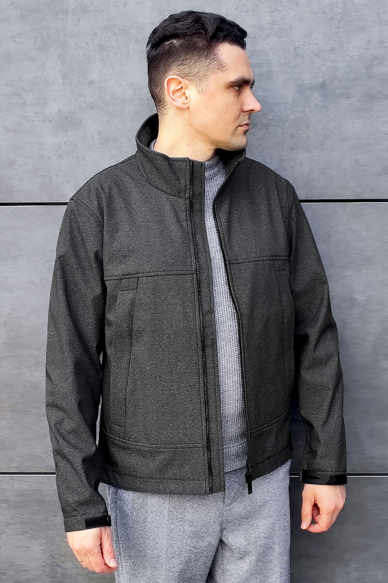 Чоловіча сіра куртка-вітрівка Suns House