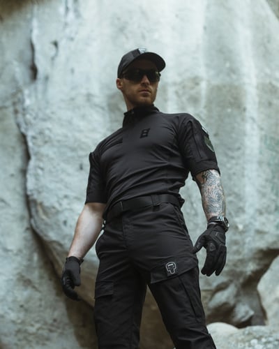 Футболка тактична чоловіча BEZET Combat чорний - Фото 13