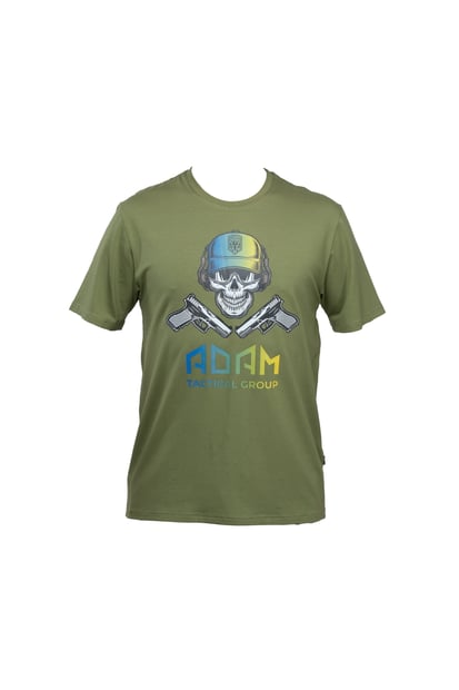 M-GEAR Футболка ADAM череп зелена M-GEAR