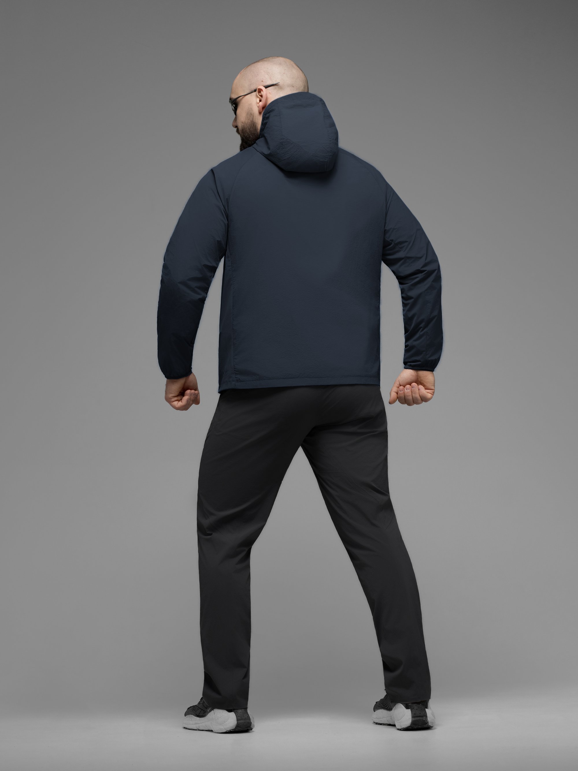 Куртка вітрівка BEZET Solguard UV 100 синій - Фото 35