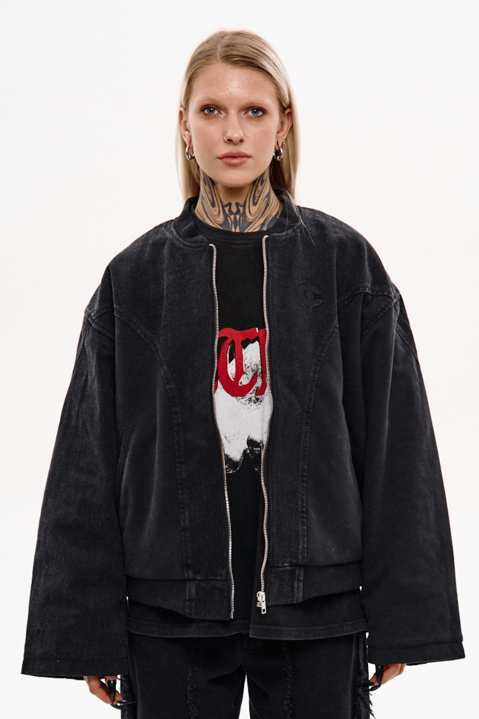 Бомбер NCTRNL з деніму "Віксен" TURWEAR