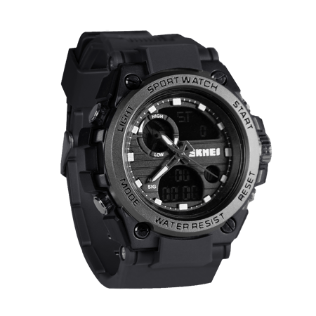 Годинник спортивний Camotec SK2031 Чорний KOMBAT