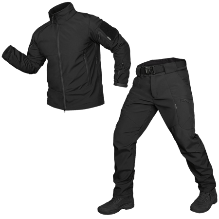 Костюм Camotec Stalker Phantom чорний KOMBAT