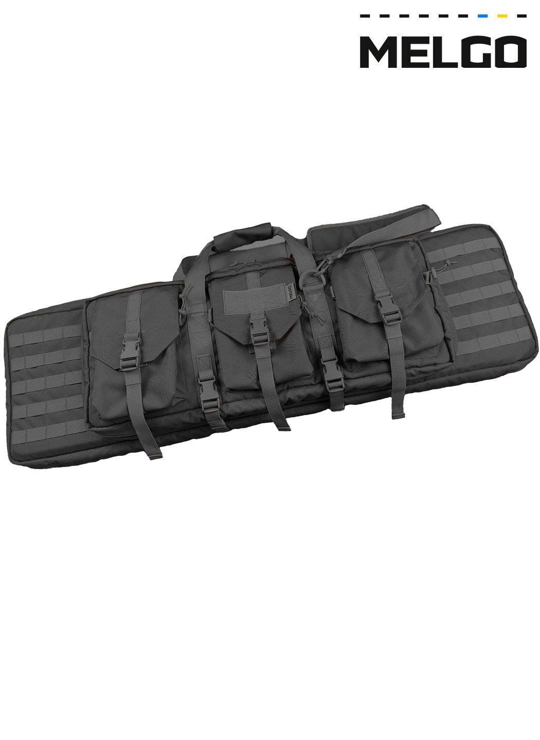 Збройова сумка-чохол 102 * 30 * 10 см Полікордура Чорна MELGO