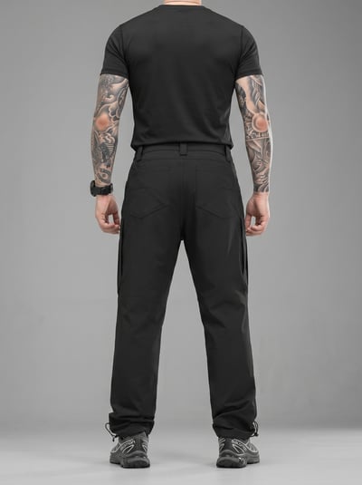 Брюки карго BEZET Resistance чорний - Фото 7