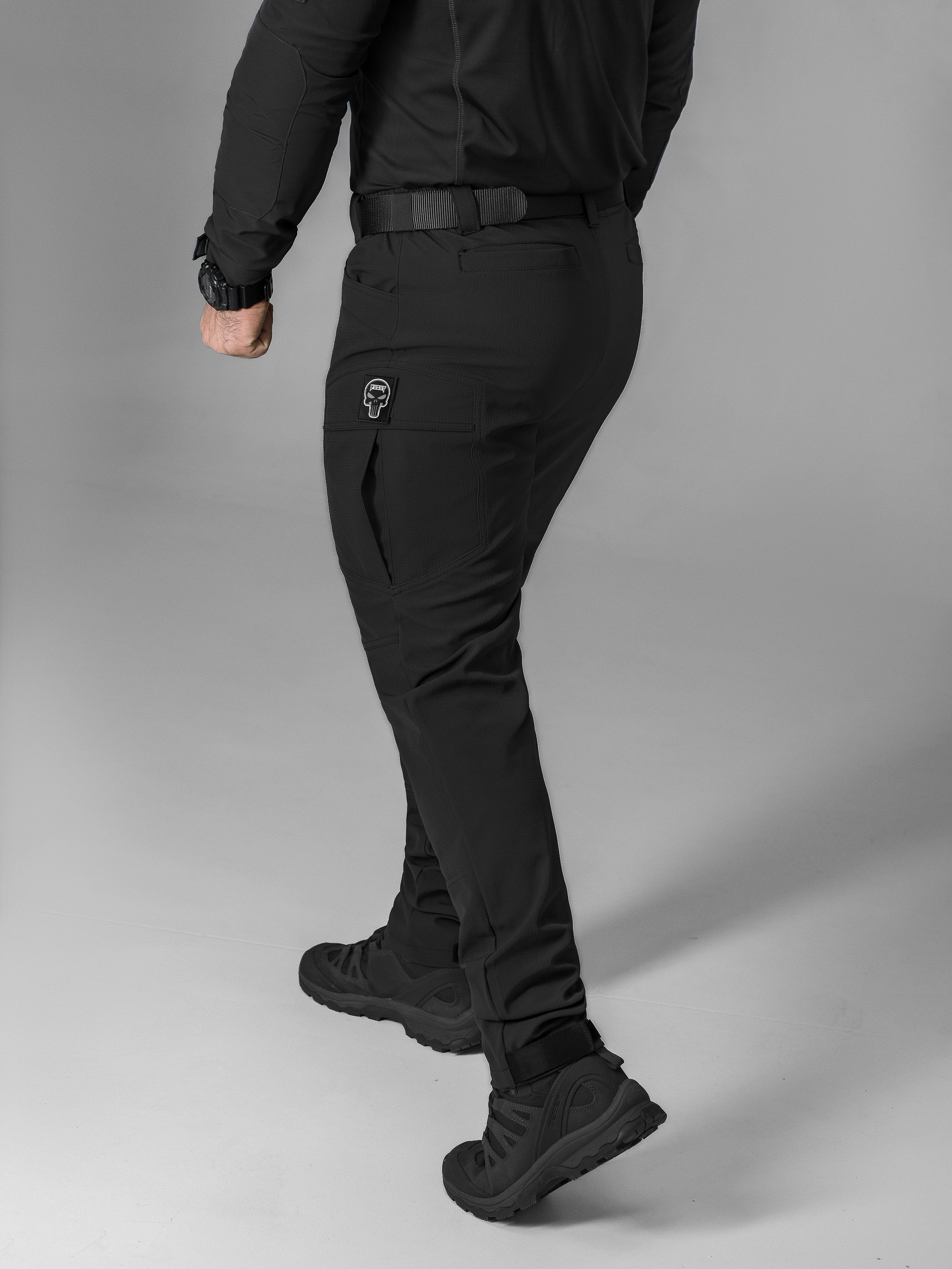 Штани карго тактичні BEZET Капелан чорний - Фото 10