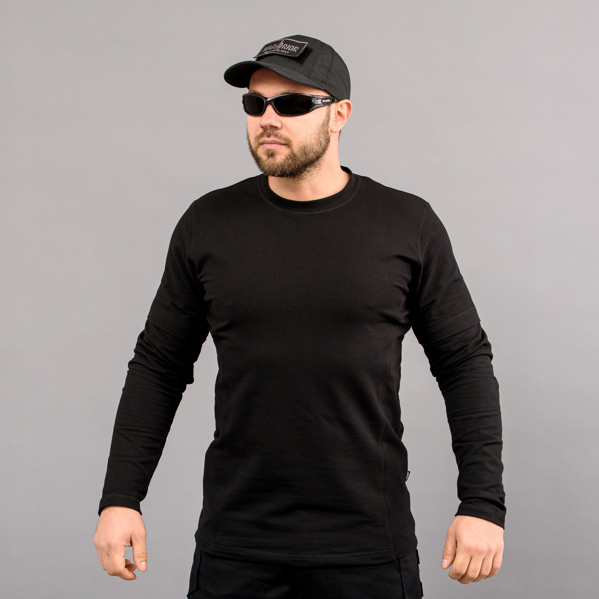 Футболка з рукавами "CLASSIC" BLACK Armoline