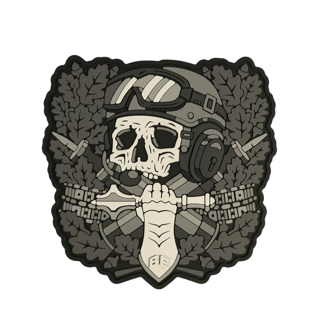 ПВХ Патч (шеврон) "Примарний Танкіст" сірий Brand Element