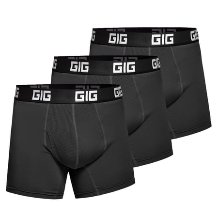 Комплект трусів Dynamic air подовжені Чорний 3 шт GIG MILITARY