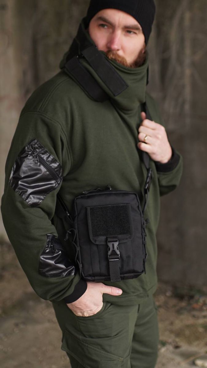 Сумка через плече Turkul, Чорна AVGear - Фото 1