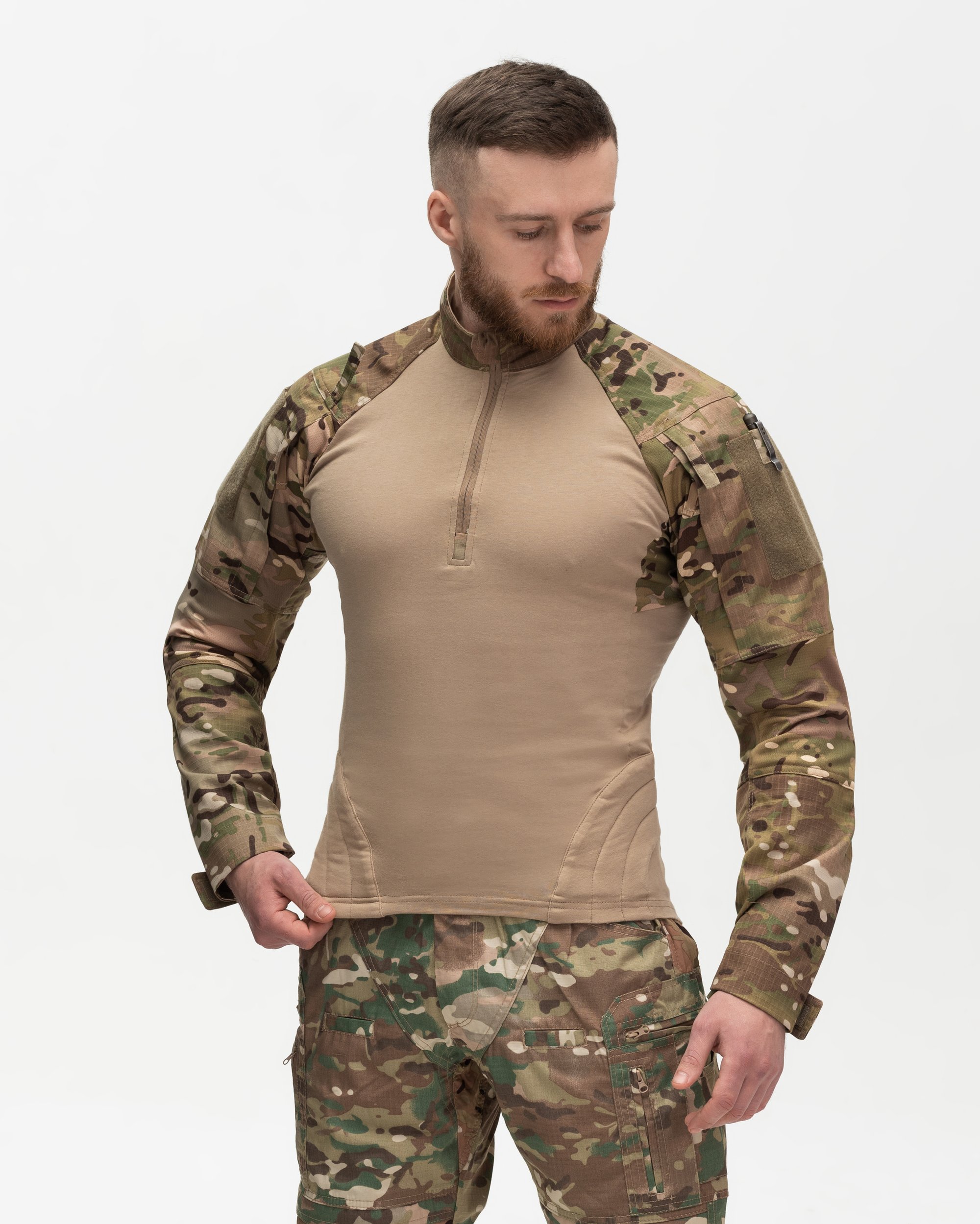 Комплект (Сорочка бойова BEZET Штурм мультикам та Штани карго тактичні BEZET Strike камуфляжний) - Фото 7
