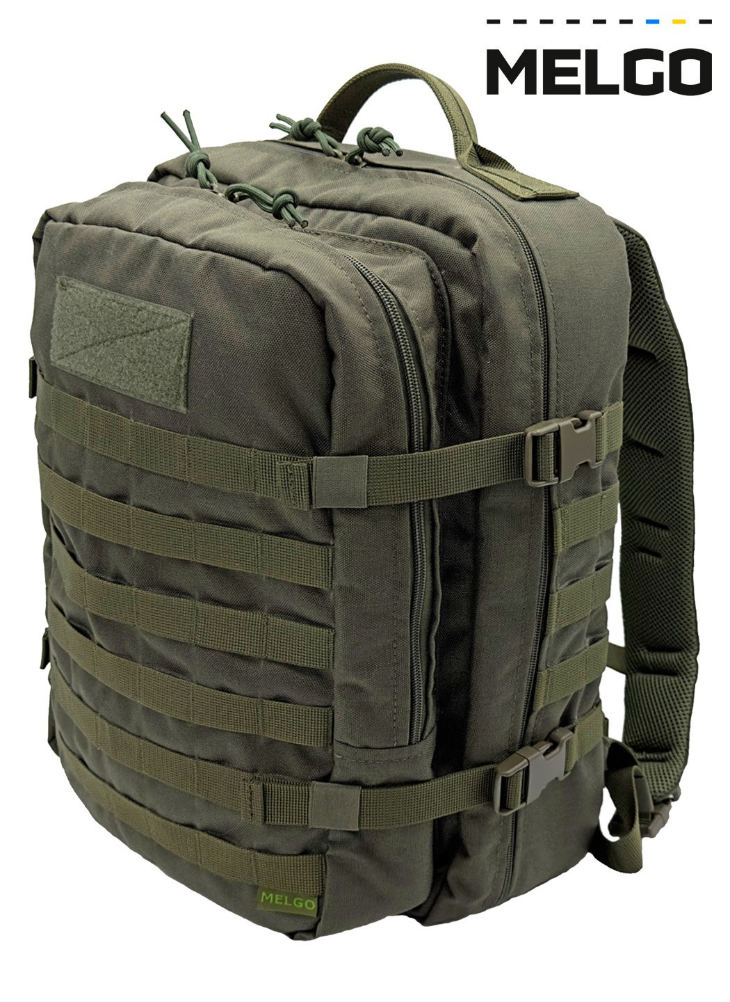 Рюкзак тактический 40 литров Олива Поликордура MELGO