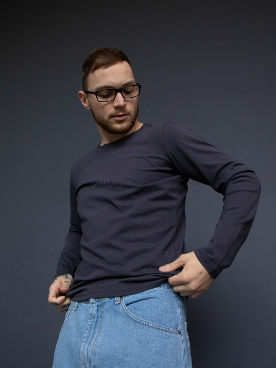 Лонгслив Reload - Rove, графит