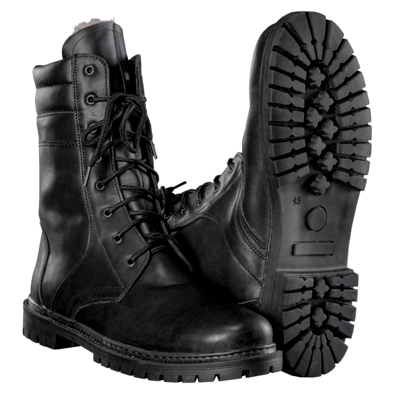 Берцi Camotec LP Штучне хутро чорний KOMBAT