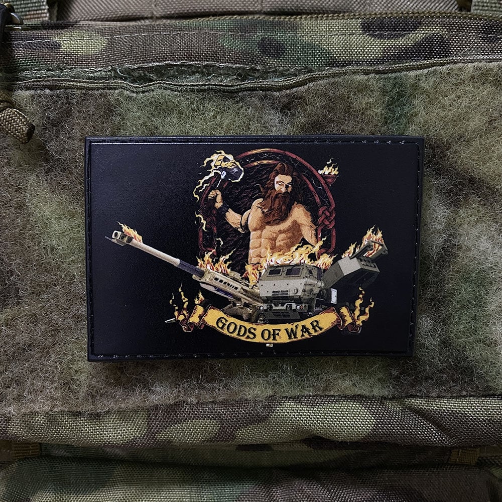 ПВХ патч "Боги Войны" Paracord By Cat