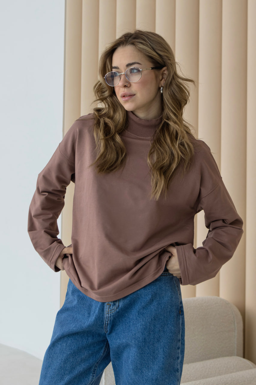 Світшот жіночий Reload - Moss, капучино