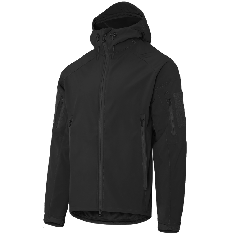 Куртка Camotec SoftShell 2.0 Чорний KOMBAT