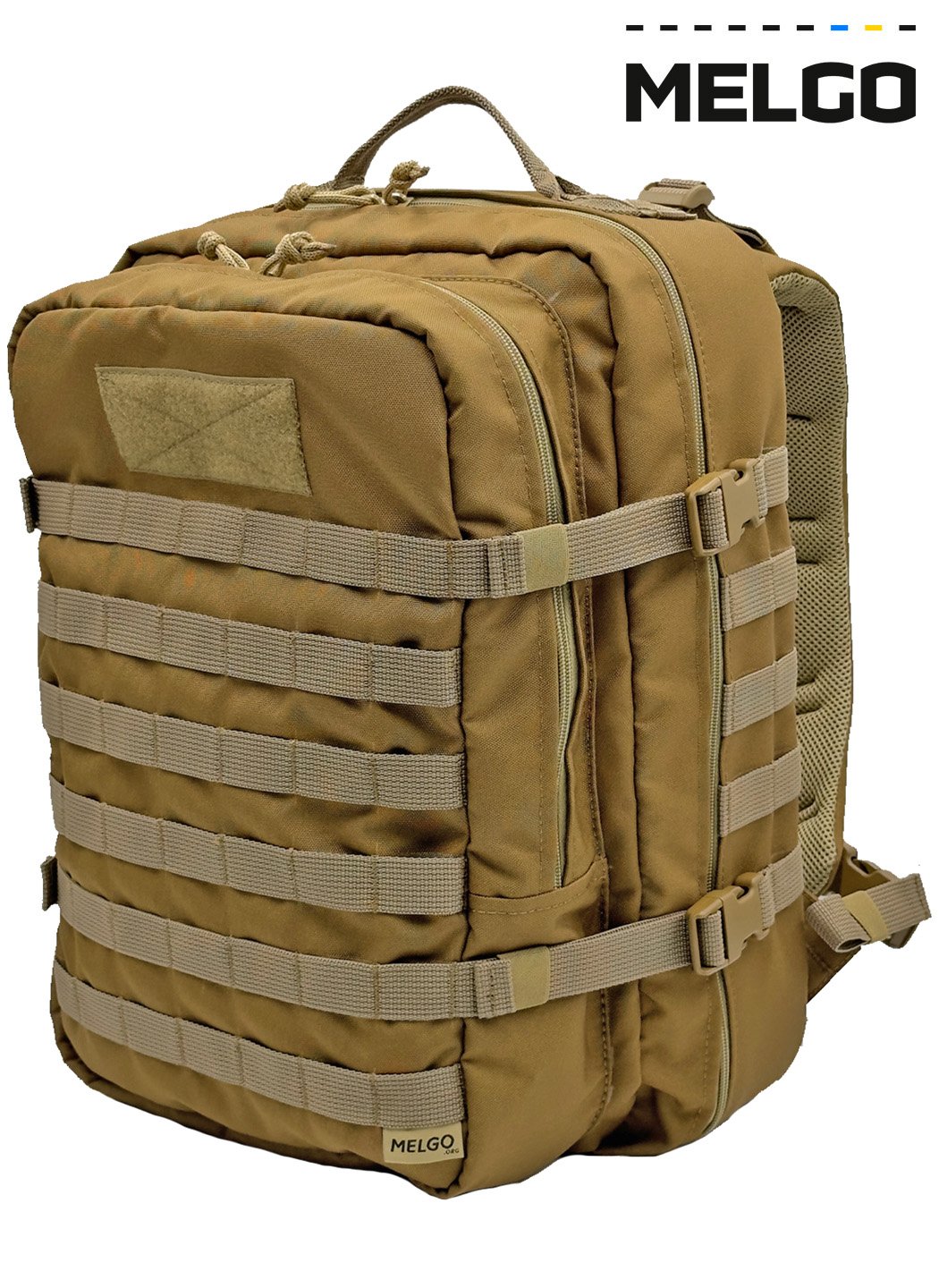 Рюкзак тактический 40 литров Койот Cordura 1000 D MELGO