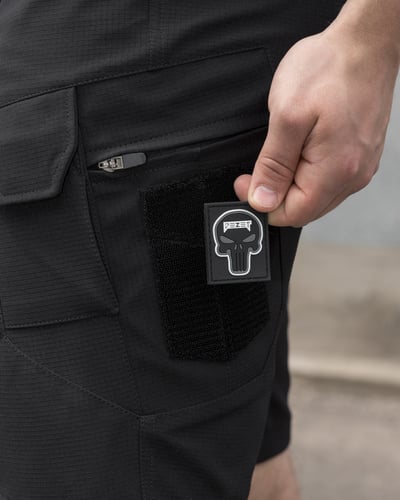 Шорти карго тактичні BEZET Байрактар чорний - Фото 15