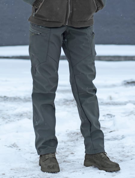 Жіночі тактичні штани Softshell на флісі Олива