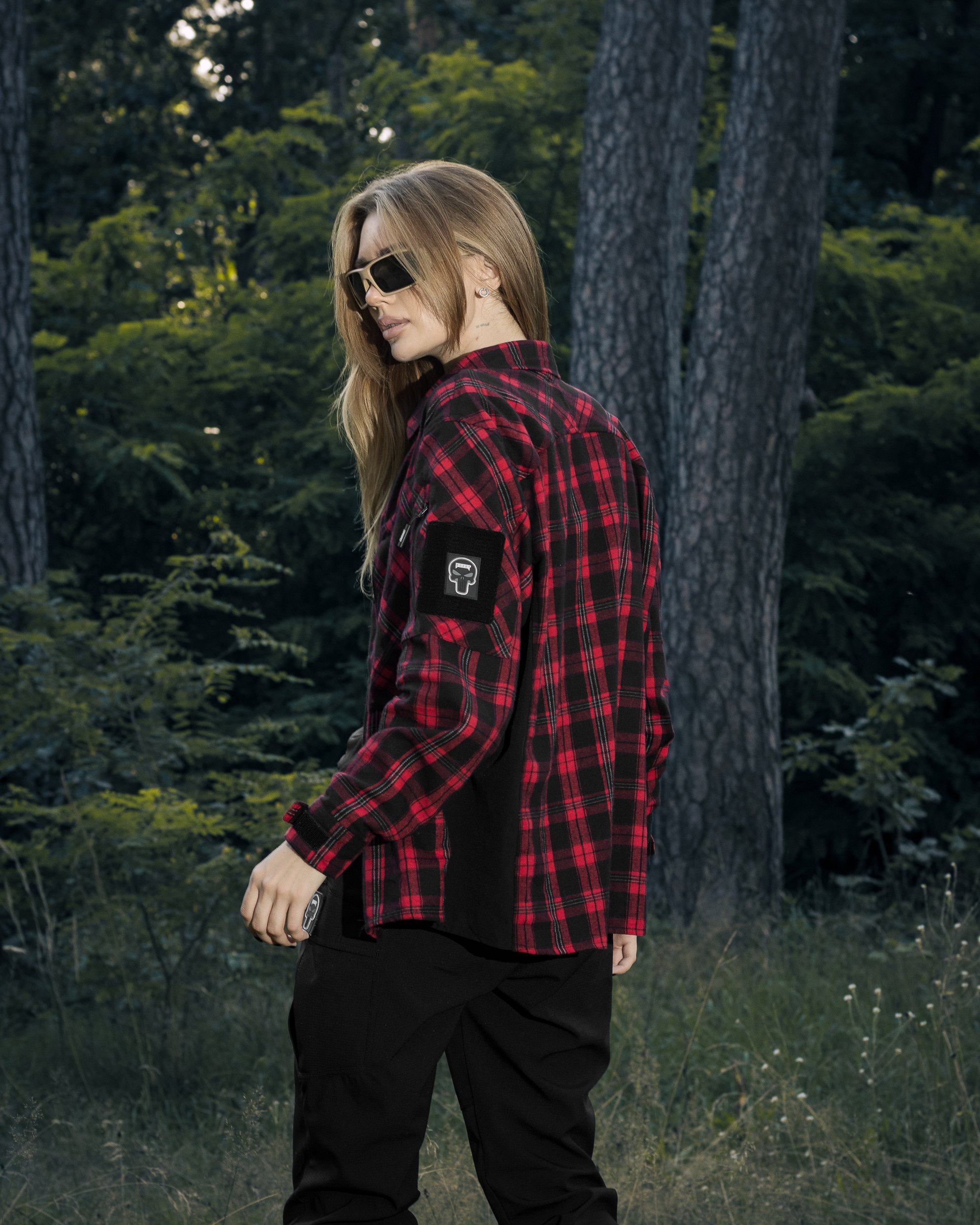 Сорочка фланелева жіноча BEZET Defender чорний/червоний - Фото 25