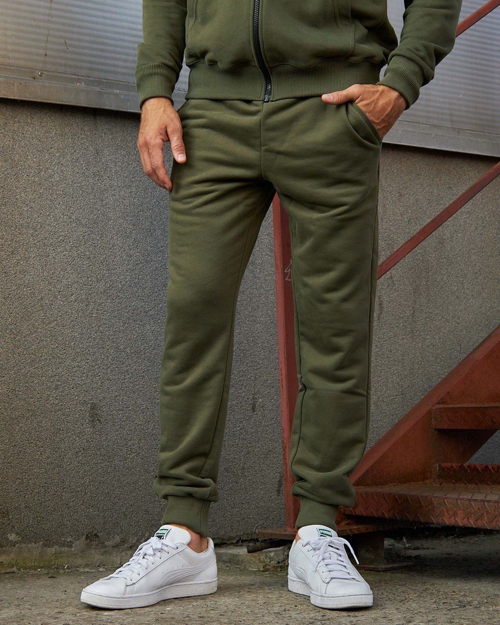 Спортивні штани джогери хакі Olymp