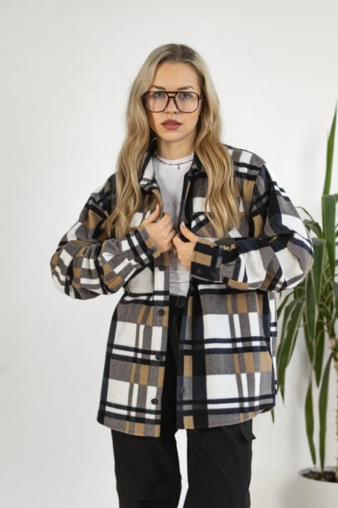 Сорочка тепла Reload - Apache Print коричневий