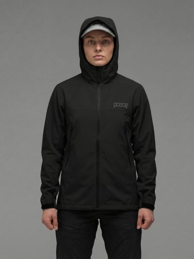 Куртка жіноча вітрівка BEZET WindBreaker чорний - Фото 4