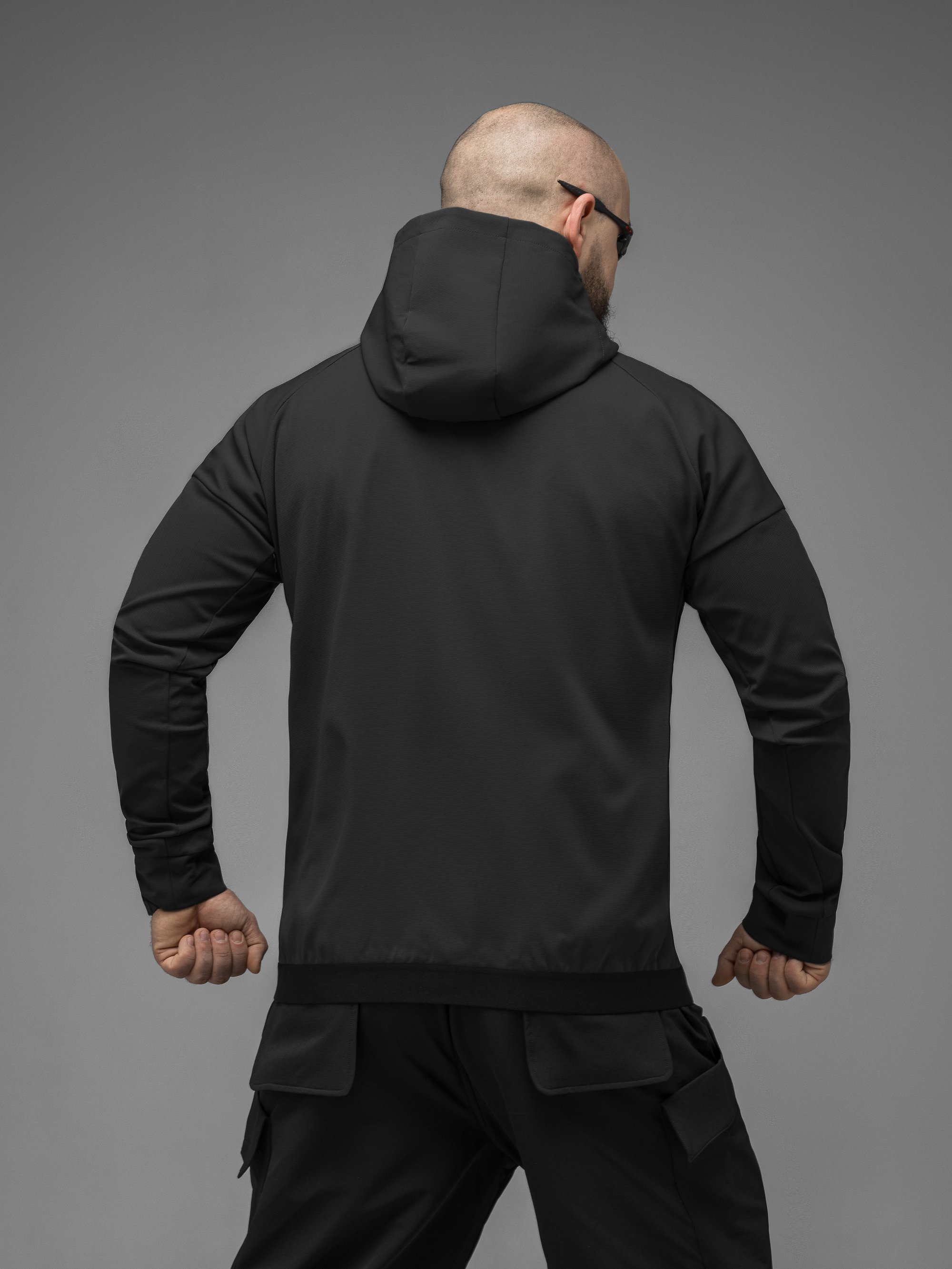 Куртка вітрівка BEZET Apex чорний - Фото 5