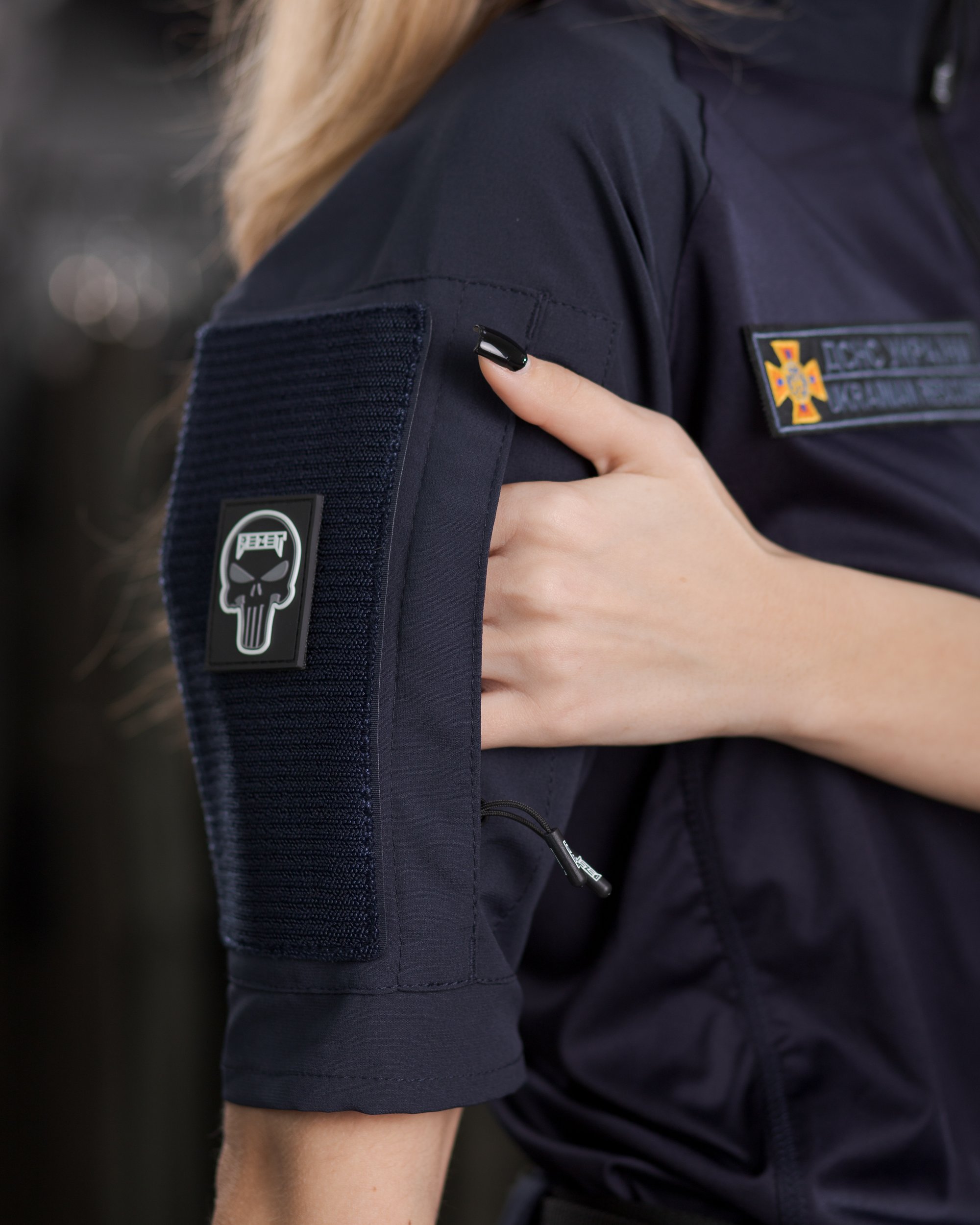 Футболка тактична жіноча BEZET Combat синій - Фото 15