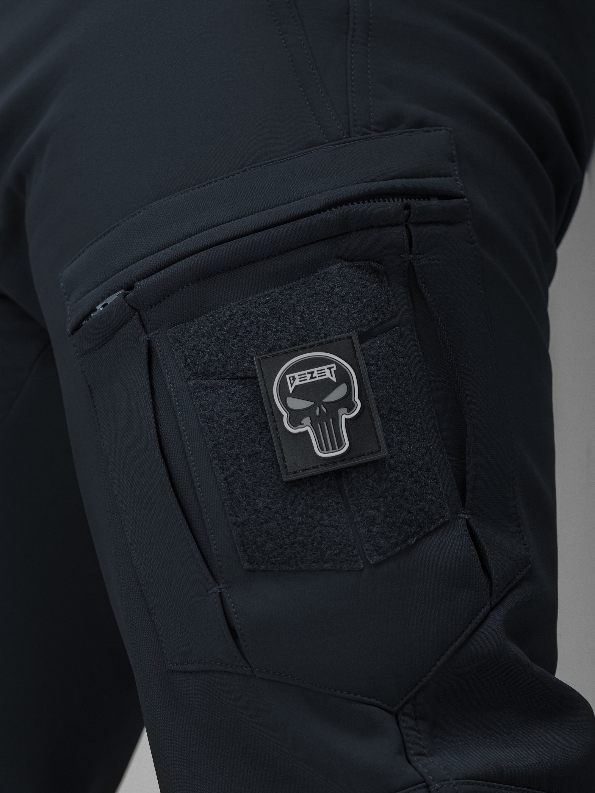 Зимові штани карго тактичні Softshell BEZET Ешелон синій - Фото 22