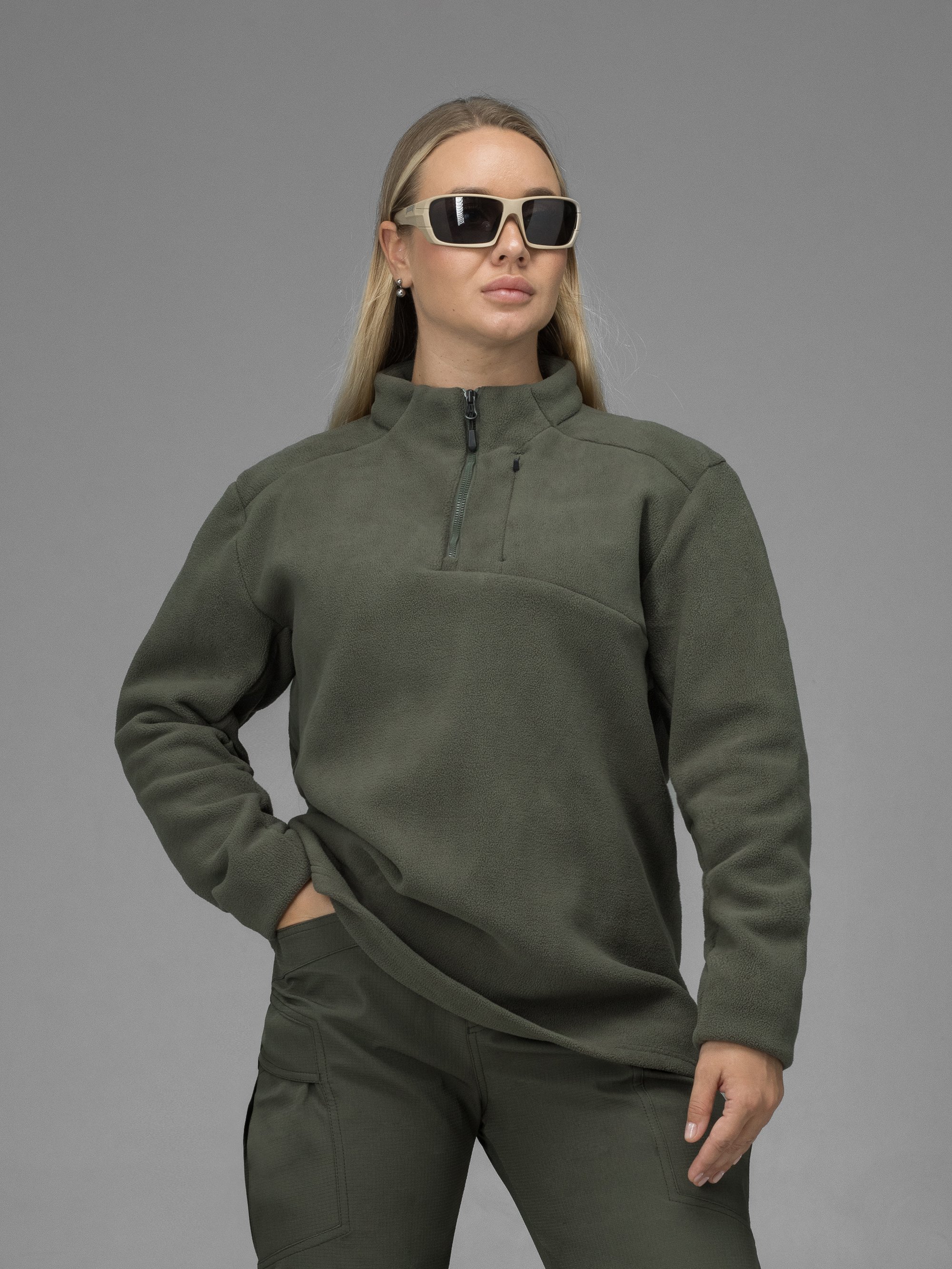 Кофта флісова жіноча BEZET Frostline хакі