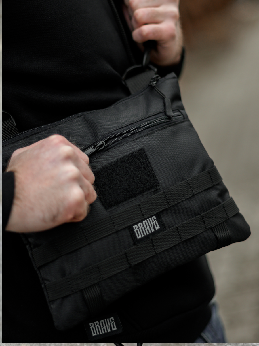 Сумка Х2 Чорна Stay Brave