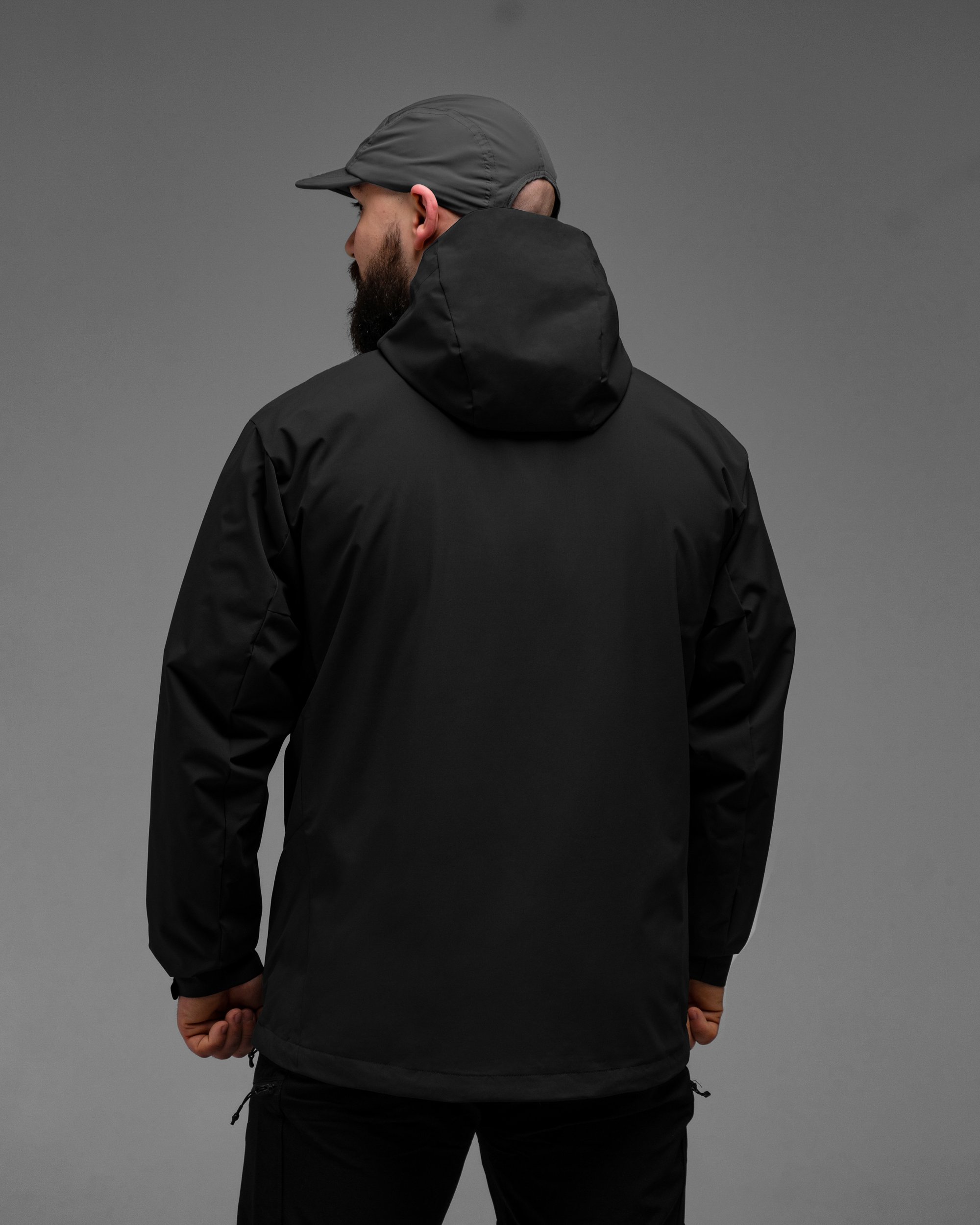 Куртка вітрівка BEZET WindBreaker чорний - Фото 12
