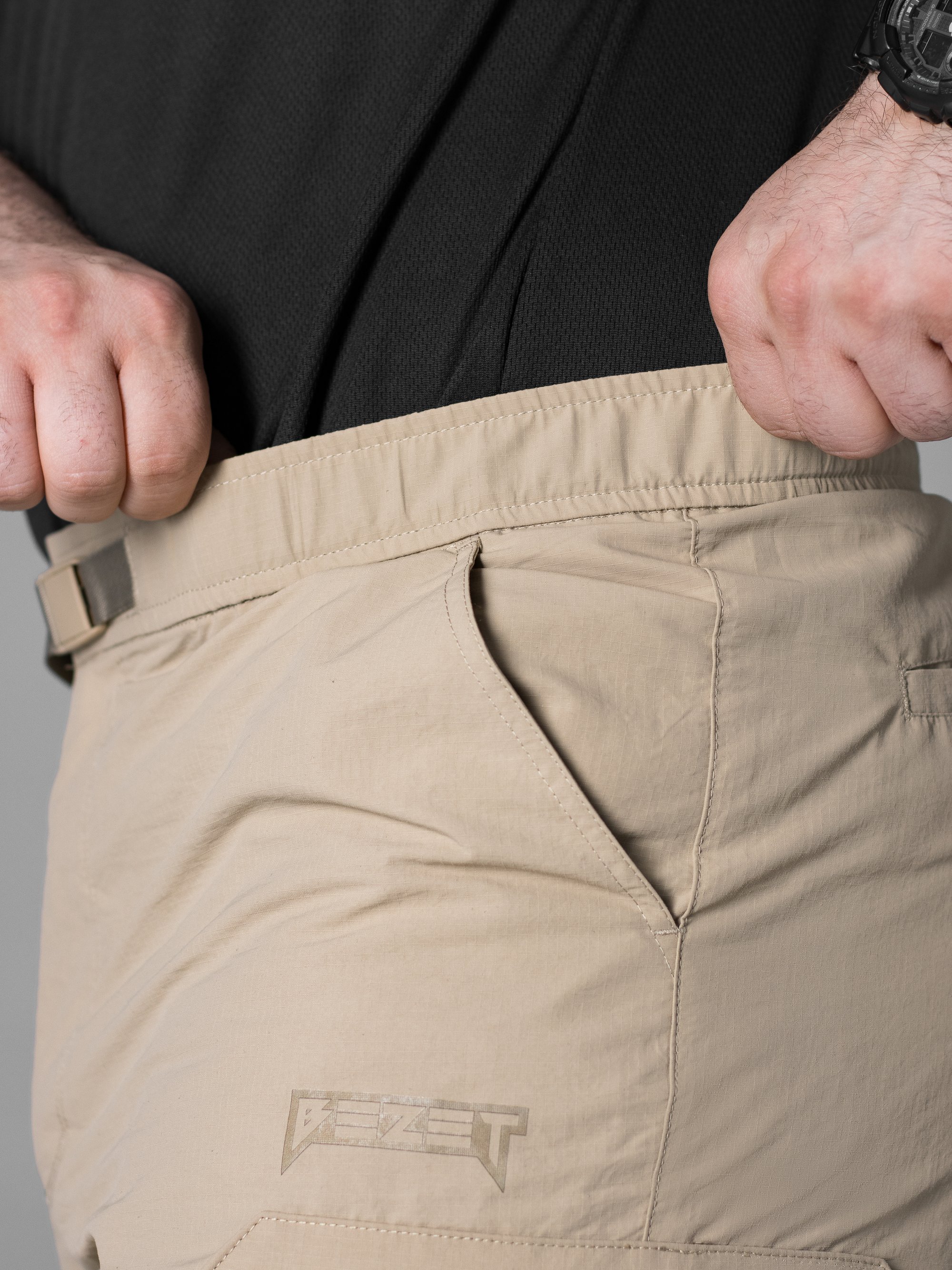 Шорти карго тактичні BEZET Urban пісочний - Фото 17