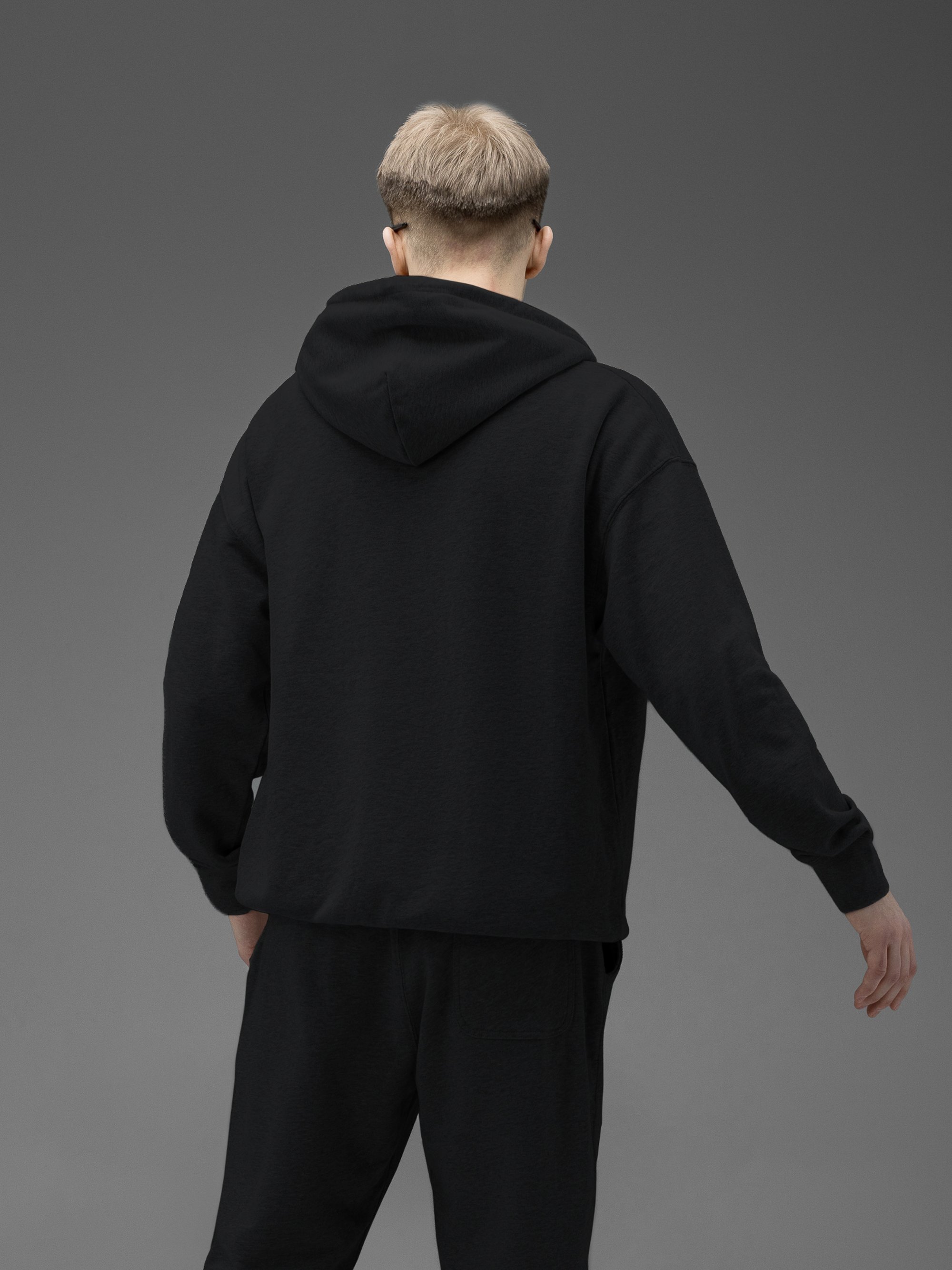 Зіп-худі BEZET Unity crew чорний - Фото 4