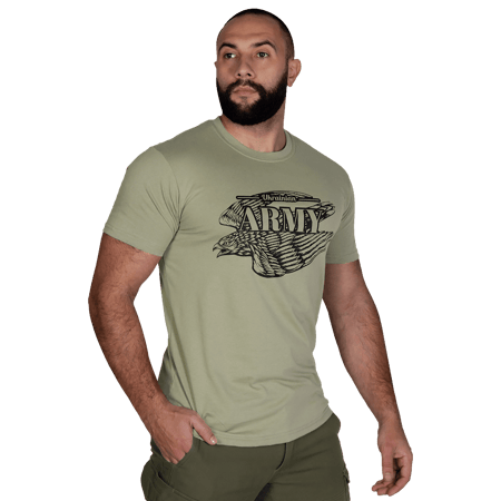 Футболка Camotec Bavovna Falcon Cotton Хакі KOMBAT