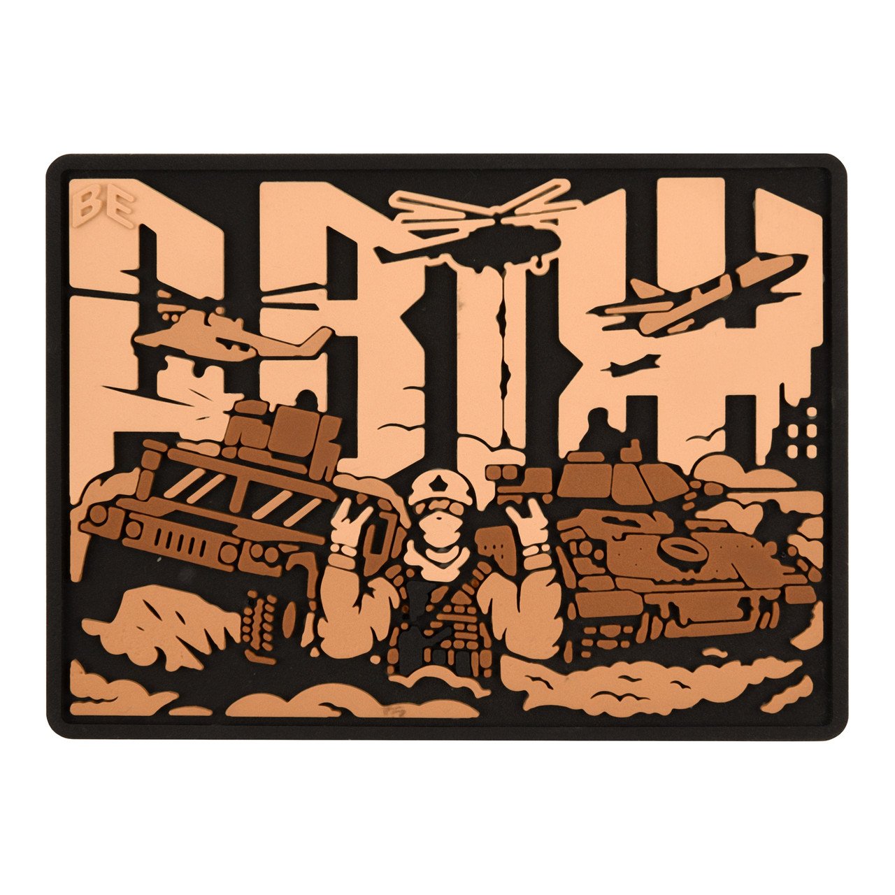 ПВХ патч "Движ" кайот - Brand Element