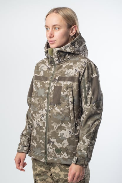 Куртка Жіноча SoftShell RMilitary Піксель ЗСУ