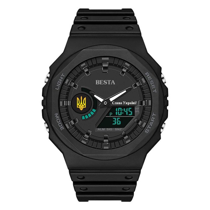 Чоловічий водостійкий тактичний годинник Besta Jocker UA