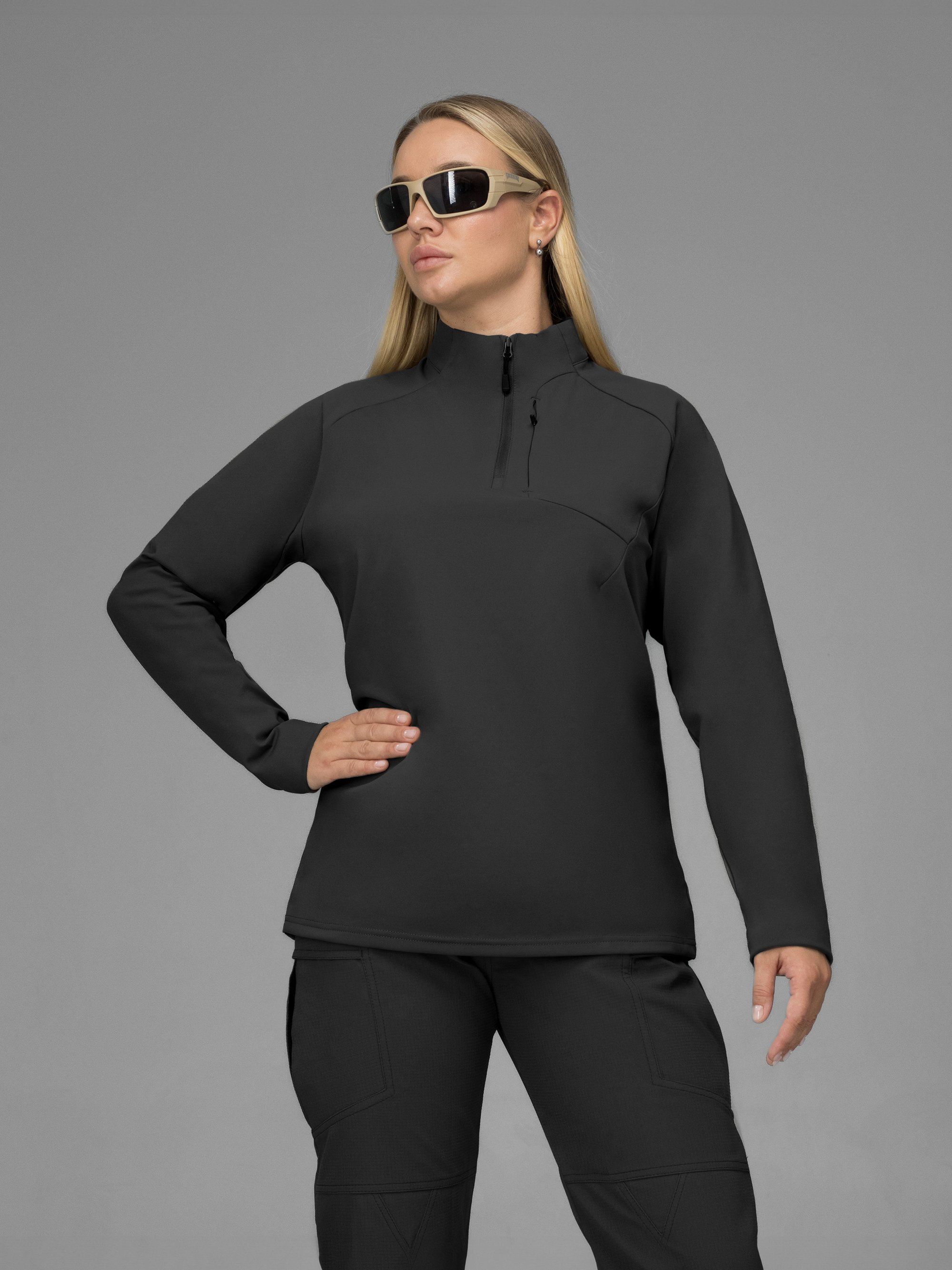 Кофта жіноча BEZET Active чорний - Фото 3