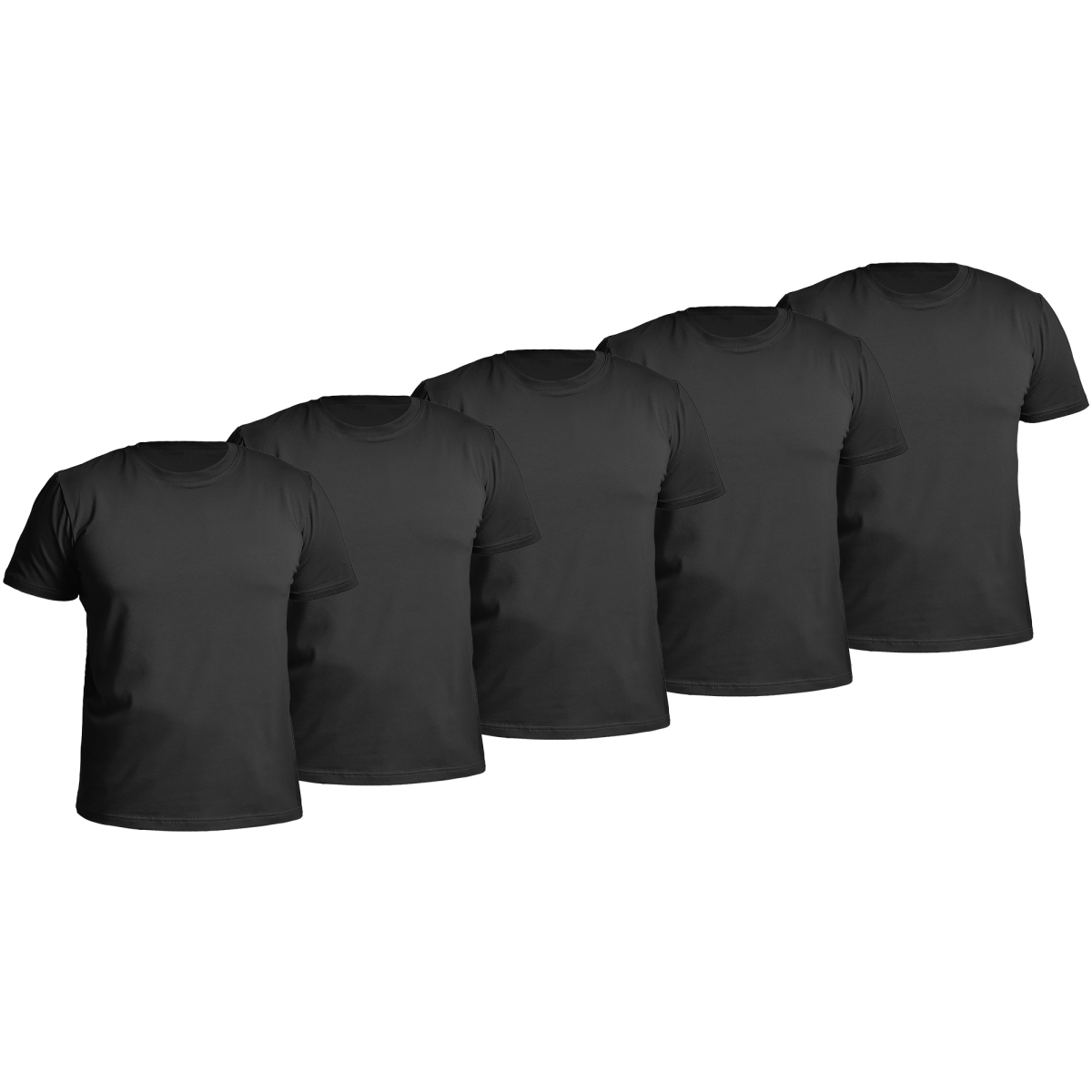 Комплект футболок Tactical Comfort Tee. Колір Чорний 5шт GIG MILITARY