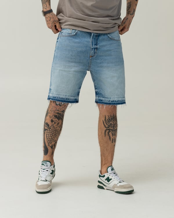 Сілі джинсові шорти BEZET з перфорацією